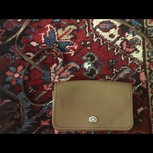 Coach crossbody penny pocket flap bag